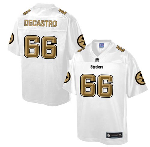 Men's Game David DeCastro Nike Jersey White - #66 Pro Line Fashion NFL Pittsburgh Steelers